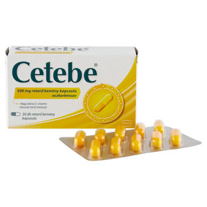 Cetebe 500 mg retard kemény kapszula 30 db kép