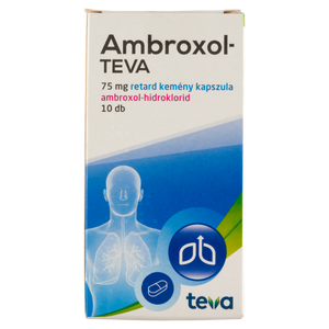 Ambroxol-Teva 75 mg retard kemény kapszula 10x kép