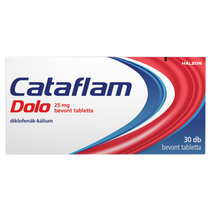 Cataflam Dolo 25 mg bevont tabletta 30 db kép
