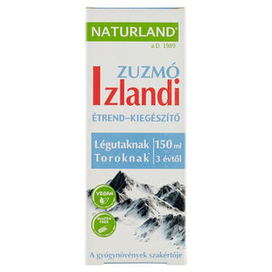 NATURLAND Inzlandi zuzmó folyadék 150ml kép