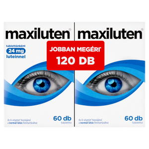 Maxiluten Lutein tabletta duopack 60+60 db kép