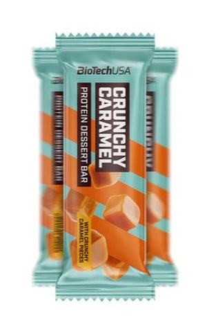 BioTechUSA Protein Dessert Bar Crunchy Caramel fehérjeszelet 50g kép