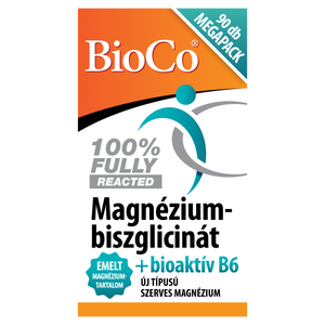 BioCo Magnézium-biszglicinát + bioaktív B6 Megapack 90 db kép