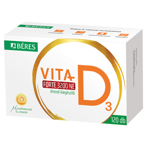 Béres Vita-D3 3200NE Forte tabletta 120 db kép