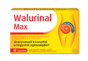 Walurinal Max aranyvesszővel tabletta 10 db kép