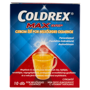 Coldrex MaxGrip citrom ízű por belsőleges oldathoz 10 db kép