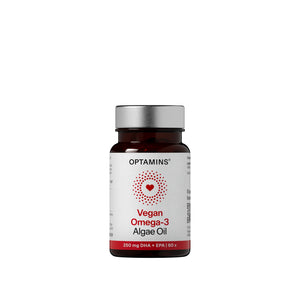 OPTAMINS Vegan Omega-3 Algae oil étrend-kiegészítő lágy kapszula omega-3 zsírsavakkal 60 db kép