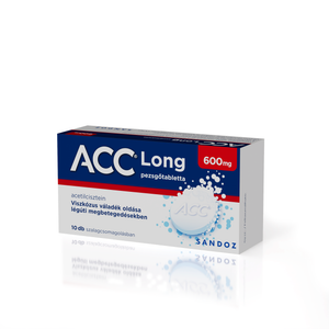 ACC long 600 mg pezsgőtabletta 10 db tasakban kép