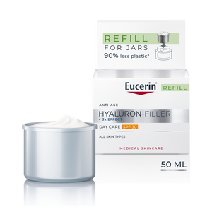 Eucerin Hyaluron-Filler Ráncfeltöltő nappali arckrém SPF30 öko-utántöltő 50ml kép