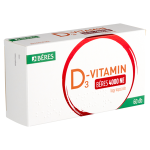 Béres D3-vitamin 4000 NE lágy kapszula 60 db kép