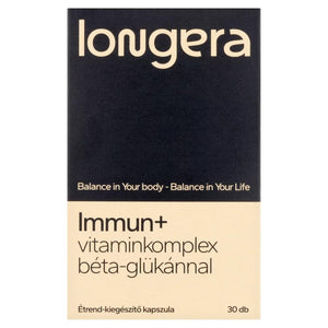 Longera Immun+vitaminkomplex béta glükánnal kapszula 30 db kép