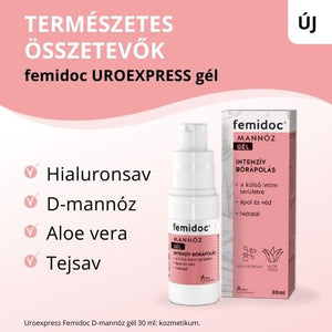 Uroexpress Femidoc D-mannóz gél 30ml kép