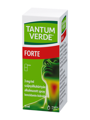 Tantum Verde Forte 3mg/ml szájnyálkahártyán alkalmazott spray 15ml kép