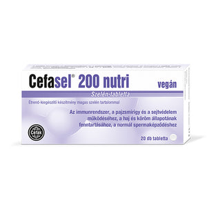 Cefasel 200 Nutri Szelén tabletta 20 db kép