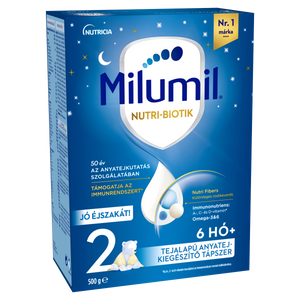 Milumil 2 Jó éjszakát! tápszer 6 hónapos kortól 500g kép