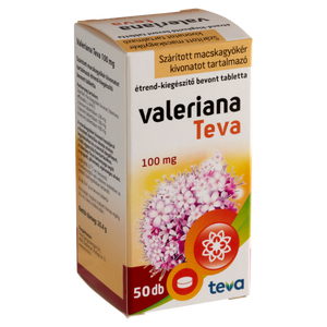 Valeriana TEVA 100mg bevont tabletta 50 db kép