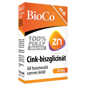 BioCo Cink-biszglicinát 25mg tabletta 60x kép