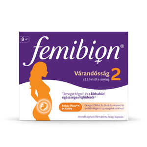 Femibion 2 Várandósság filmtabletta+kapszula (8 heti adag) 56 db+56 db kép