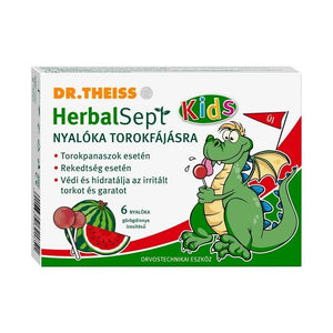 Dr.Theiss HerbalSept Kids nyalóka torokfájásra 6 db kép