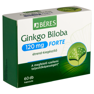Béres Ginkgo Biloba 120 mg Forte kapszula 60 db kép