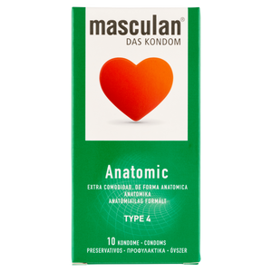 Masculan 4 Anatomic óvszer 10 db kép