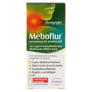 Meboflur cseresznye és menta ízű 16,2 mg/ml oldatos spray 15ml kép