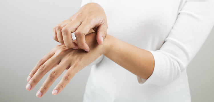 Az ekcéma egyértelmű jelei