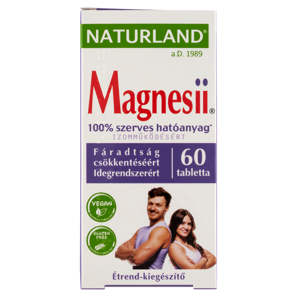 NATURLAND Magnesii® étrend-kiegészítő tabletta 60 db - Kép 3
