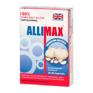 Allimax fokhagyma kapszula 30 db kép