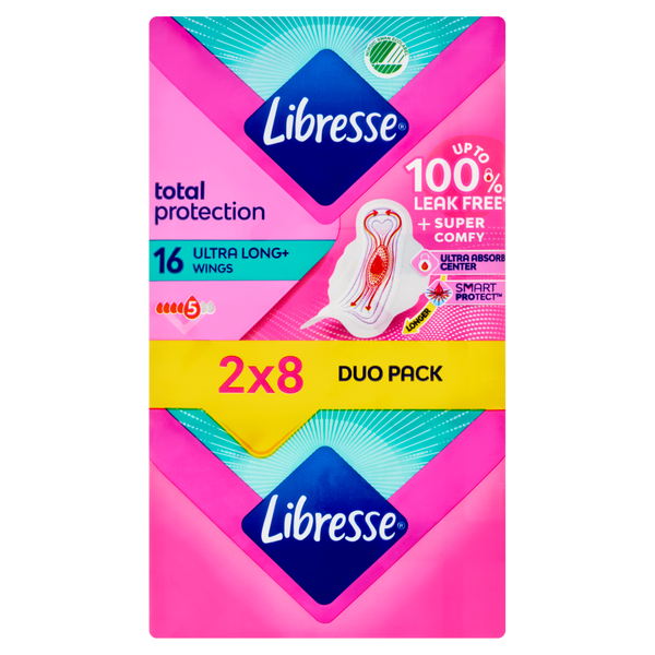 Libresse Ultra Long Wing tisztasági betét 16 db - Kép 1
