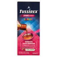 Tussirex Junior köhögés elleni szirup 120ml - Kép