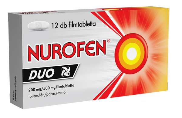 Nurofen DUO 200 mg/500 mg filmtabletta 12x - Kép 2