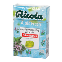 Ricola Alpin Fresh cukormentes cukorka 40g - Kép
