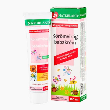 NATURLAND Körömvirág babakrém 100 ml - Kép 2