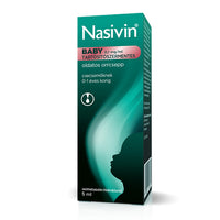 Nasivin Baby 0,1 mg/ml tartósítószermentes oldatos orrcsepp 5 ml - Kép