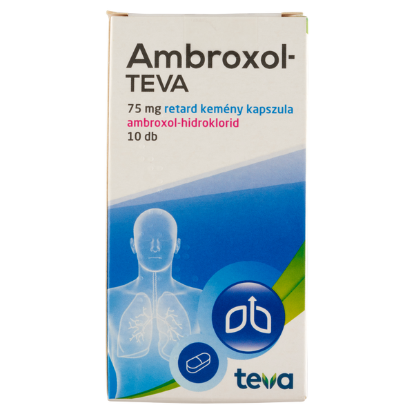 Ambroxol-Teva 75 mg retard kemény kapszula 10x - Kép 1