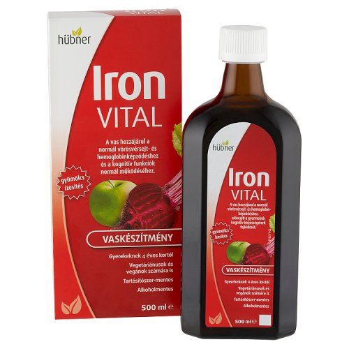 Hübner IronVital vaskészítmény vitaminokkal 500ml - Kép 2