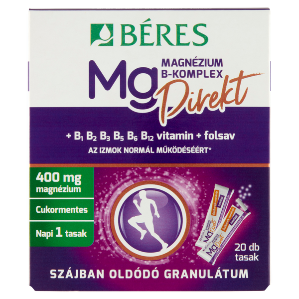Béres Magnézium B-Komplex Direkt granulátum 20 db - Kép 10