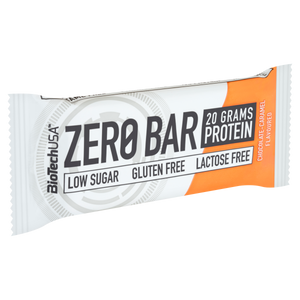 BioTechUSA Zero Bar fehérje szelet csokoládé-karamell ízű 50g kép