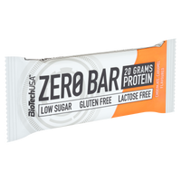 BioTechUSA Zero Bar fehérje szelet csokoládé-karamell ízű 50g - Kép