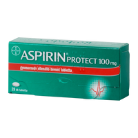 Aspirin Protect 100 mg gyomornedv ellenálló bevont tabletta 28 db - Kép