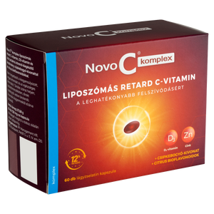 Novo C Plus liposzómás retard C-Vitamin kapszula 60 db kép