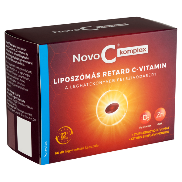 Novo C Plus liposzómás retard C-Vitamin kapszula 60 db - Kép 1