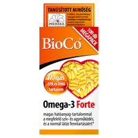 BioCo Omega-3 Forte lágyzselatin étrend-kiegészítő kapszula 100 db - Kép