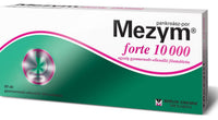 Mezym Forte 10 000 egység gyomornedv-ellenálló filmtabletta 50 db - Kép