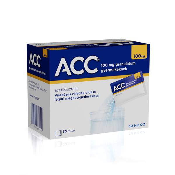 ACC 100 mg granulátum gyermekeknek 30 db - Kép 1