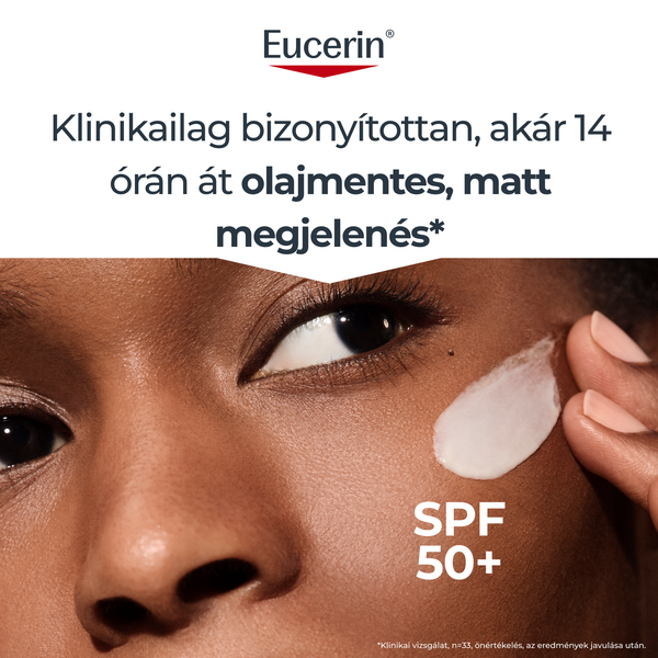 Eucerin Sun Oil Control napozó gél-krém arcra SPF50+ 50ml - Kép 9