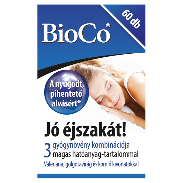 BioCo Jó éjszakát! étrend-kiegészítő tabletta 60 db - Kép 2
