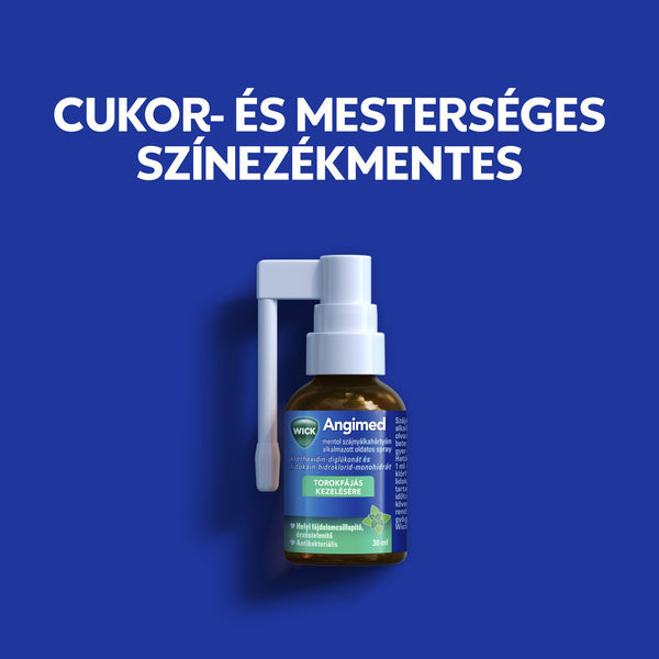 Angimed mentol szájnyálkahártyán alkalmazott oldatos spray 30ml - Kép 2