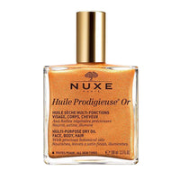 NUXE Huile Prodigieuse OR többfunkciós száraz olaj arcra, testre és hajra-csillámos 100ml - Kép